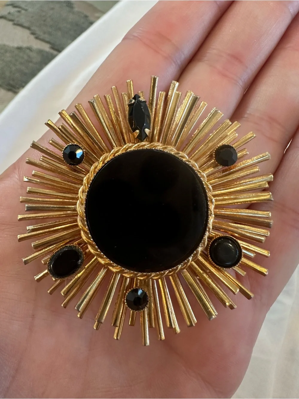 1960 Starburst Brooch 2”